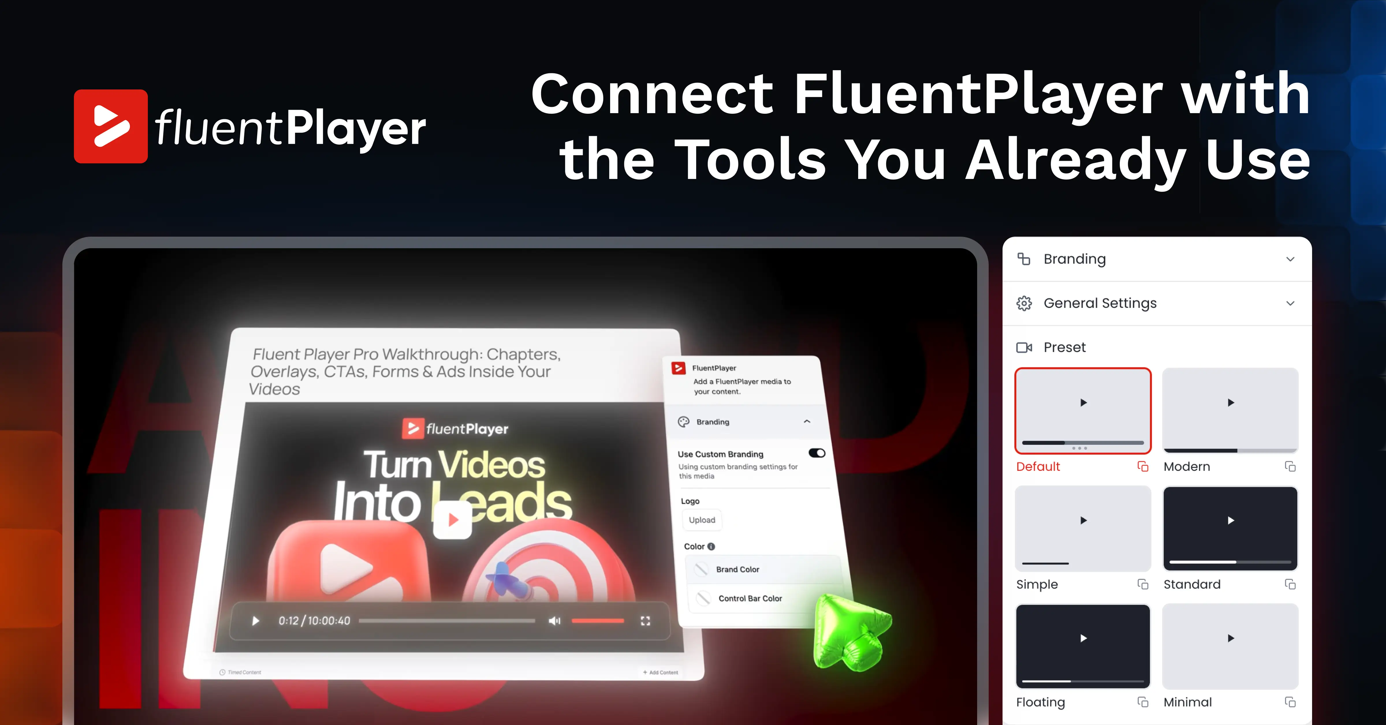 FluentPlayer Integrations, Connect with the tools you already use