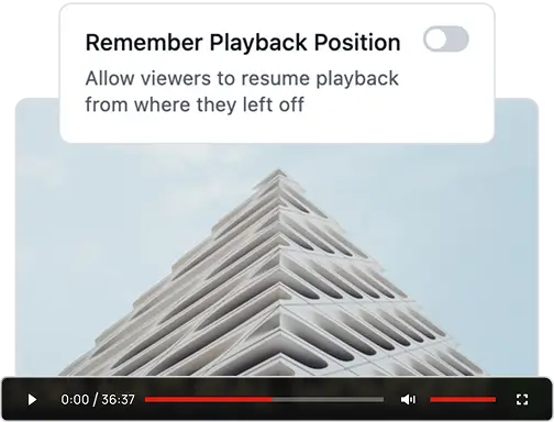 Remember Playback Position