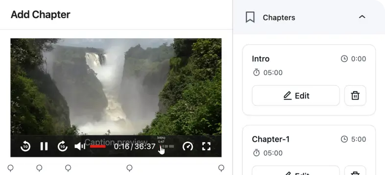 Video Chapters