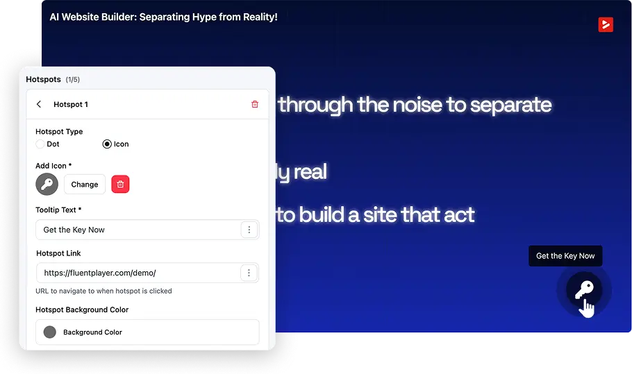 FluentPlayer layers - Hotspot