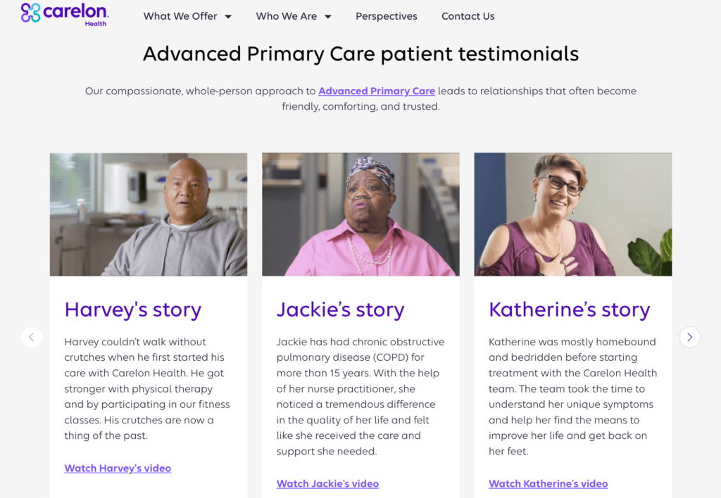 Testimonials as a tool to build trust