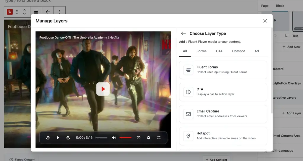 Interactive Layers - Forms, CTA, Email Capture, Hotspot, Ad