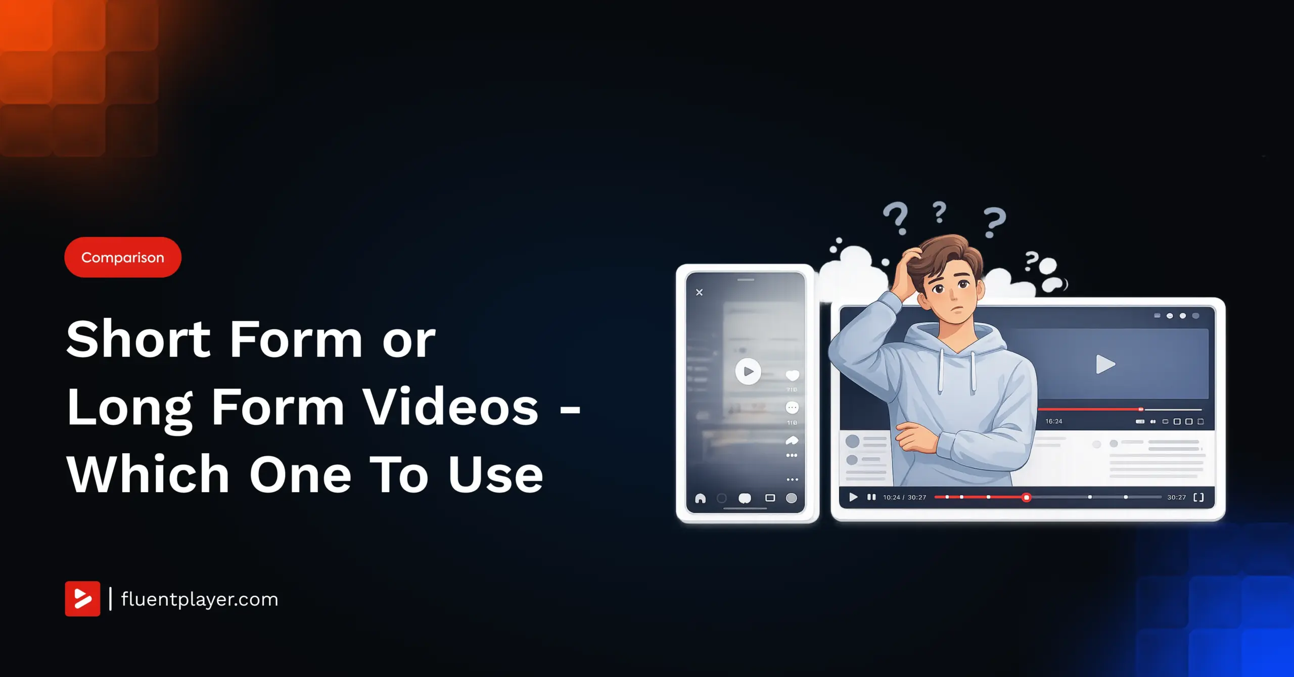 Short Form video vs Long Form video - when to use which one on your WordPress site